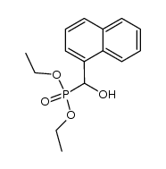 diethyl (hydroxy)(naphthalen-1-yl)methylphosphonate Structure