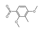 1,3-dimethoxy-2-methyl-4-nitrobenzene结构式