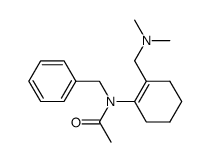N-benzyl-N-<6-(dimethylaminomethyl)-1-cyclohexenyl>acetamide结构式
