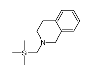 3,4-dihydro-1H-isoquinolin-2-ylmethyl(trimethyl)silane结构式