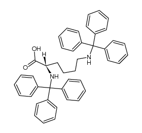 Nα,Nε-Ditrityl-L-Lysin结构式