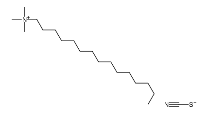 trimethyl(pentadecyl)azanium,thiocyanate Structure