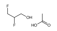 acetic acid,2,3-difluoropropan-1-ol结构式