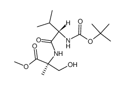tert-butyloxycarbonyl-valyl-alpha-methylserine methyl ester picture