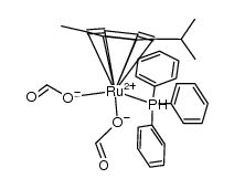 [Ru(OCOH)2(p-cym)PPh3] Structure
