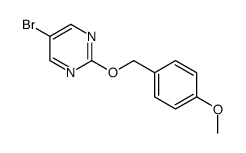 5-溴-2-(4-甲氧基苄氧基)嘧啶结构式