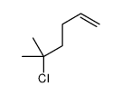 5-chloro-5-methylhex-1-ene Structure
