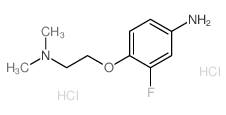 N-[2-(4-Amino-2-fluorophenoxy)ethyl]-N,N-dimethylamine dihydrochloride结构式