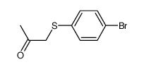 (4-bromophenylthio)acetone结构式