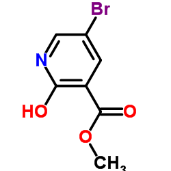 5-溴-2-羟基烟酸甲酯结构式