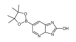 6-(4,4,5,5-四甲基-1,3,2-二噁硼烷-2-基)-咪唑并[4,5-B]吡啶-2(3H)-酮结构式