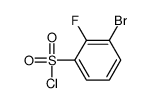 3-溴-2-氟苯-1-磺酰氯结构式