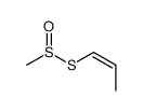 1-methylsulfinylsulfanylprop-1-ene结构式