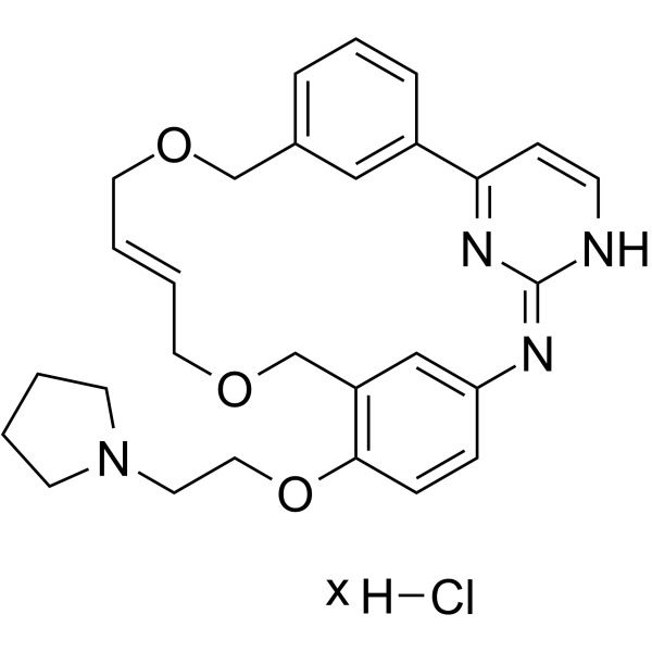 Pacritinib hydrochloride结构式