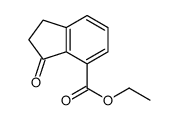 3-氧代-2,3-二氢-1H-茚-4-羧酸乙酯结构式