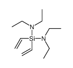 N-[diethylamino-bis(ethenyl)silyl]-N-ethylethanamine Structure