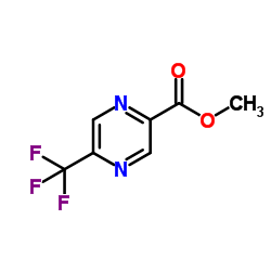 Methyl5-(trifluoromethyl)pyrazine-2-carboxylate Structure