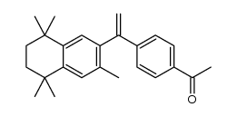1-(4-(1-(3,5,5,8,8-pentamethyl-5,6,7,8-tetrahydronaphthalen-2-yl)vinyl)phenyl)ethanone Structure