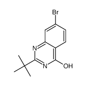 7-bromo-2-tert-butyl-3H-quinazolin-4-one Structure