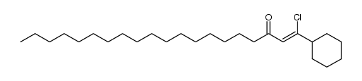 (Z)-1-chloro-1-cyclohexylicos-1-en-3-one Structure