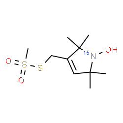 (1-Oxyl-2,2,5,5-四甲基-Δ3-吡咯啉-3-甲基)甲硫代磺酸盐15N结构式