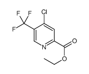4-氯-5-(三氟甲基)吡啶-2-羧酸乙酯结构式