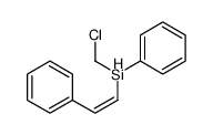 chloromethyl-phenyl-(2-phenylethenyl)silane结构式