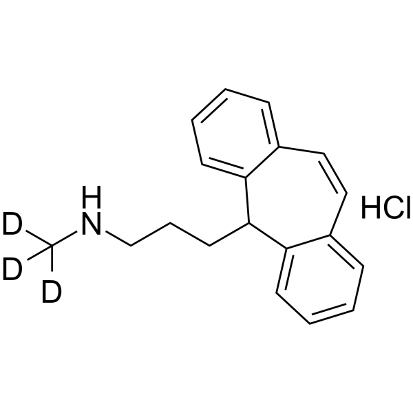 Protriptyline (N-methyl-d3) (hydrochloride)结构式
