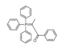 1-phenyl-2-(triphenyl-λ5-phosphanylidene)propan-1-one结构式