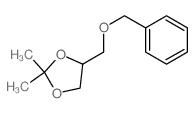 1-苄基-2,3-异亚丙基-rac-甘油结构式