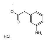 3-氨基苯乙酸甲酯盐酸盐结构式