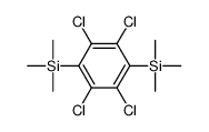 trimethyl-(2,3,5,6-tetrachloro-4-trimethylsilylphenyl)silane结构式