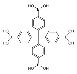 [4-[tris(4-boronophenyl)methyl]phenyl]boronic acid Structure