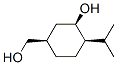 Cyclohexanemethanol, 3-hydroxy-4-(1-methylethyl)-, [1R-(1alpha,3ba,4ba)]- (9CI) Structure