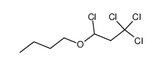 1-(1,3,3,3-tetrachloro-propoxy)-butane结构式