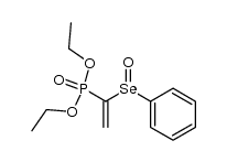1-(diethylphosphoryl)vinyl phenyl selenoxide结构式