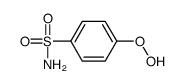 Benzenesulfonamide, 4-hydroperoxy- (9CI)结构式