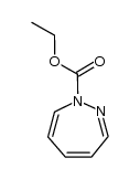 1-ethoxycarbonyl-1H-1,2-diazepine Structure