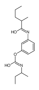 N-(sec-Butyl)carbamic acid 3-[(2-methylvaleryl)amino]phenyl ester结构式
