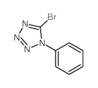 5-bromo-1-phenyl-tetrazole结构式