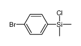 (4-Bromophenyl)chlorodimethylsilane Structure