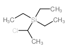1-chloroethyl-triethyl-silane结构式