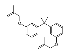 1-(2-methylprop-2-enoxy)-3-[2-[3-(2-methylprop-2-enoxy)phenyl]propan-2-yl]benzene结构式