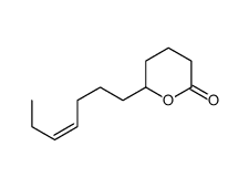 6-[(Z)-hept-4-enyl]oxan-2-one Structure