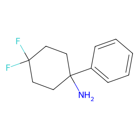 4,4-difluoro-1-phenylcyclohexan-1-amine Structure