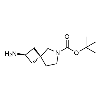 (2s,4r)-2-氨基-6-氮杂螺环[3.4]辛烷-6-羧酸叔丁酯结构式