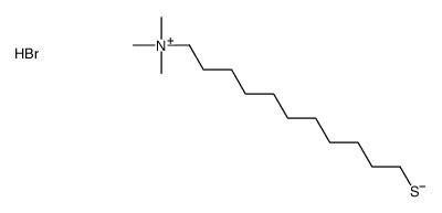 (11-Mercaptoundecyl)-N,N,N-trimethylammonium bromide Structure