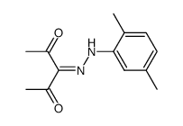 pentane-2,3,4-trione 3-[(2,5-dimethyl-phenyl)-hydrazone] Structure