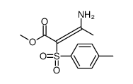 methyl 3-amino-2-(4-methylphenyl)sulfonylbut-2-enoate Structure