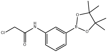 2-chloro-N-[3-(4,4,5,5-tetramethyl-1,3,2-dioxaborolan-2-yl)phenyl]acetamide Structure